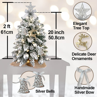 2ft Mini Christmas Tree With Light